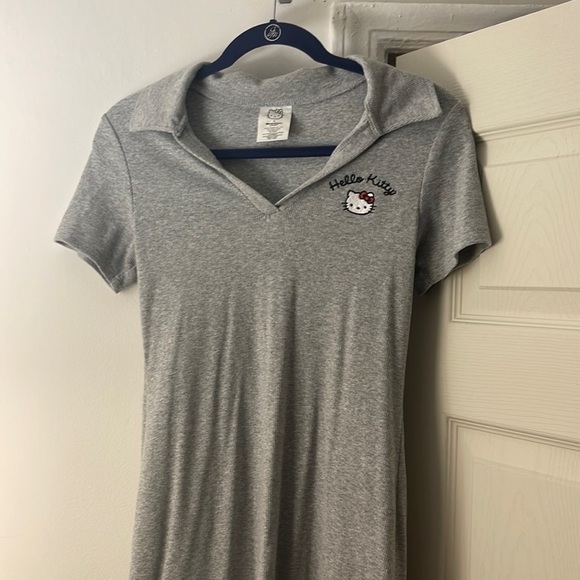 Hello Kitty Dresses & Skirts - Original Hello Kitty Polo Dress with Collar Grey Gray Medium